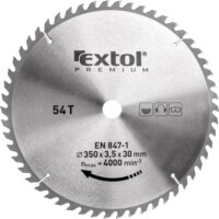 Extol Premium T54 körfűrészlap, 350mm