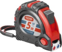 Extol Premium mágneses 3 stoppos mérőszalag, 5 méter / 19mm