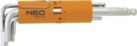 Neo Tools 09-523 imbuszkulcs készlet, 2-10mm, 8 részes Neo Tools 09-523 imbuszkulcs készlet, 2-10mm, 8 részes