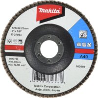 Makita D-27084 lamellás csiszoló korong, 125mm, A40