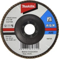 Makita D-27109 lamellás csiszoló korong, 125mm, A80