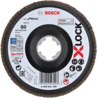 Bosch X571 X-Lock Best for Metal lamellás csiszoló korong, 125mm, K80