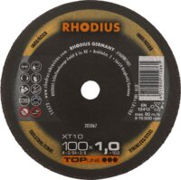 Rhodius XT10 Mini fém vágókorong, M10, 100mm, 1mm