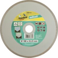 Wolfcraft 8383 Standard Ceramic gyémánt vágókorong, 180mm