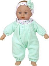 Lissi, Puha testű játékbaba türkiz ruhában