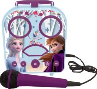 Jégvarázs hordozható karaoke mikrofonnal Jégvarázs hordozható karaoke mikrofonnal