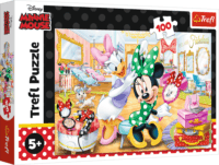 Mikiegér, Minnie szépségszalonban puzzle, 100 darabos