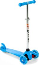 Vegatoys Mini 881 Háromkerekű világító roller, kék