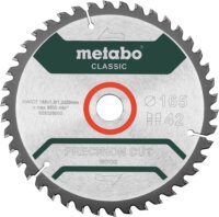 Metabo Precision Cut Wood - Classic Z42 WZ 5° /B körfűrészlap, 165mm