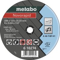 Metabo Novorapid Inox fém vágókorong, 230mm, 25 db