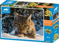 Hiúz 3D puzzle, 500 darabos