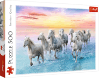 Vágtázó lovak puzzle, 500 darabos