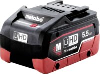Metabo LiHD akkumulátor, 18V, 5.5 Ah