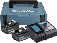 Makita BL1830B akkumulátor és DC18RC gyorstöltő szett, 18V, 2x 3.0 Ah