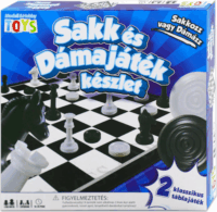 Sakk és dámajáték készlet