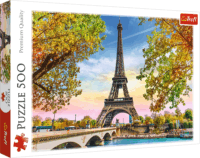 Romantikus Párizs puzzle, 500 darabos