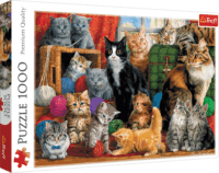 Macskatalálkozó puzzle, 1000 darabos