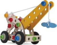 Eichhorn Constructor fa építőjáték készlet, 65 darabos