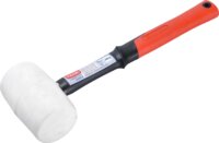 Extol Premium gumikalapács üvegszálas nyéllel, fehér, 680g