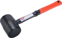 Extol Premium gumikalapács üvegszálas nyéllel, fekete, 910g
