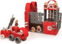 Gofri mini műanyag építőjáték szett, Nagy tűzoltóság