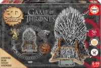 Trónok harca 3D fa puzzle, 56 darabos