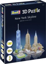 New York látképe 3D puzzle, 123 darabos