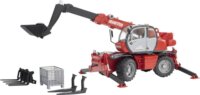 Bruder Manitou MRT teleszkópos rakodógép tartozékokkal