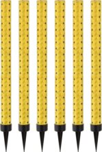 Arany színű tortatűzijáték, 18 cm, 6 db