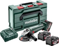 Metabo W 18 L 9-125 Quick Set Akkus sarokcsiszoló, Akkuval és töltővel, kofferben