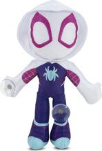 Spidey, Ghost-Spider Pókember plüssfigura, tapadókoronggal, 23 cm Spidey, Ghost-Spider Pókember plüssfigura, tapadókoronggal, 23 cm