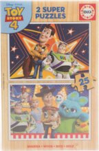 Educa, Toy Story IV. fa puzzle, 2 x 25 darabos