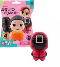 Squid Game, Squish Hero meglepetés mini figura tasakban