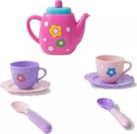 Virágmintás teakészlet