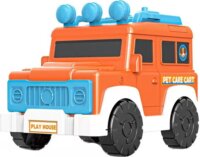 Állatgondozó játékautó szett, 33 db-os
