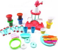 Fagylaltozó gyurmaszett kastély formájú gyurmanyomóval