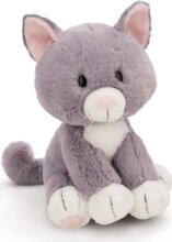 NICI GREEN, Plüss cica, ülő, szürke, 25 cm NICI GREEN, Plüss cica, ülő, szürke, 25 cm