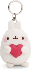 NICI, Molang a nyuszi kulcstartó szívvel, 8 cm