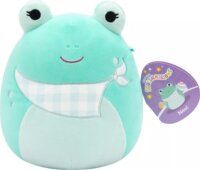 Squishmallows, Novi a zöldeskék béka tarka kendővel, 20 cm Squishmallows, Novi a zöldeskék béka tarka kendővel, 20 cm