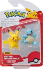 Pokémon, 2 db-os figura csomag, Squirtle, Pikachu