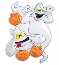 3D szellem dekoráció, 36 x 51 cm