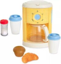 Játék kávéfőző elviteles pohárral, kiegészítőkkel