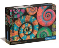Clementoni, Colorboom Csigák, 500 darabos puzzle