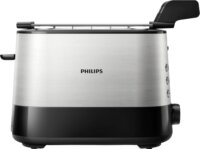 Philips Viva Collection HD2639/90 Kenyérpirító, Ezüst-Fekete