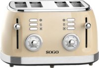 SOGO TOS-SS-5475 Kenyérpirító, 4 szeletes, Bézs