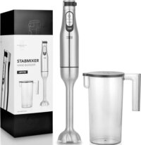 Lebenlang LBL4589 Botmixer, 1000W, Turbó funkció, BPA mentes, Nemesacél