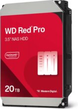 Western Digital Red Pro 20TB NAS merevlemez (3,5", SATA3, 7200rpm, 512MB cache)