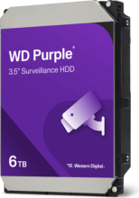 Western Digital Purple 6TB merevlemez (3,5", SATA3, 5400rpm, 256MB cache)