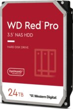 Western Digital Red Pro 24TB NAS merevlemez (3,5", SATA3, 7200rpm, 512MB cache)