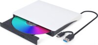 Gembird DVD-USB-031-BW Slim DVD Író, fekete-fehér, box
